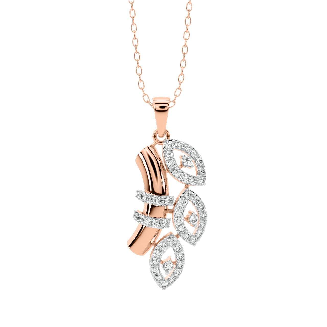 Elina Round Diamond Pendant